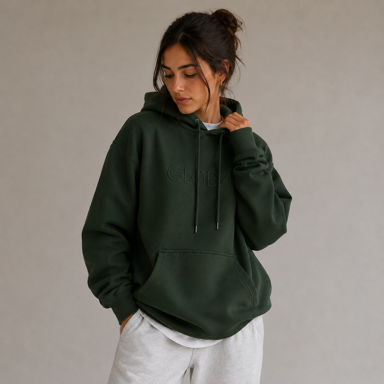 POLERON UNDER / MILITAR GREEN (ALTOGRAMAJE)