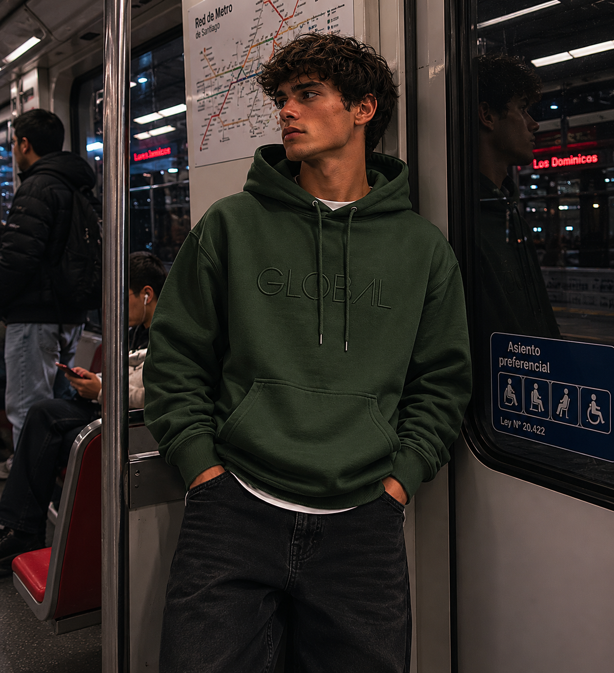 POLERON UNDER / MILITAR GREEN (ALTOGRAMAJE)