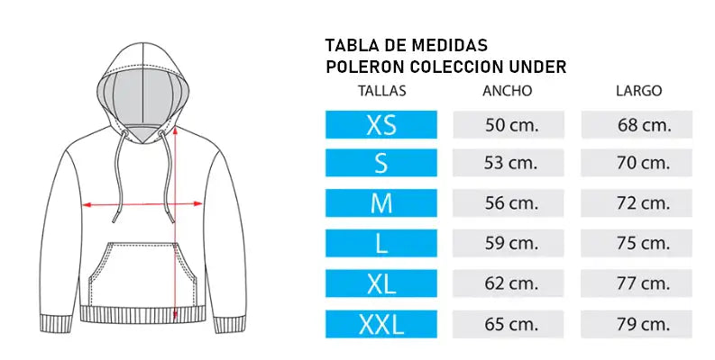 POLERON UNDER / OCEAN BLUE (ALTOGRAMAJE)