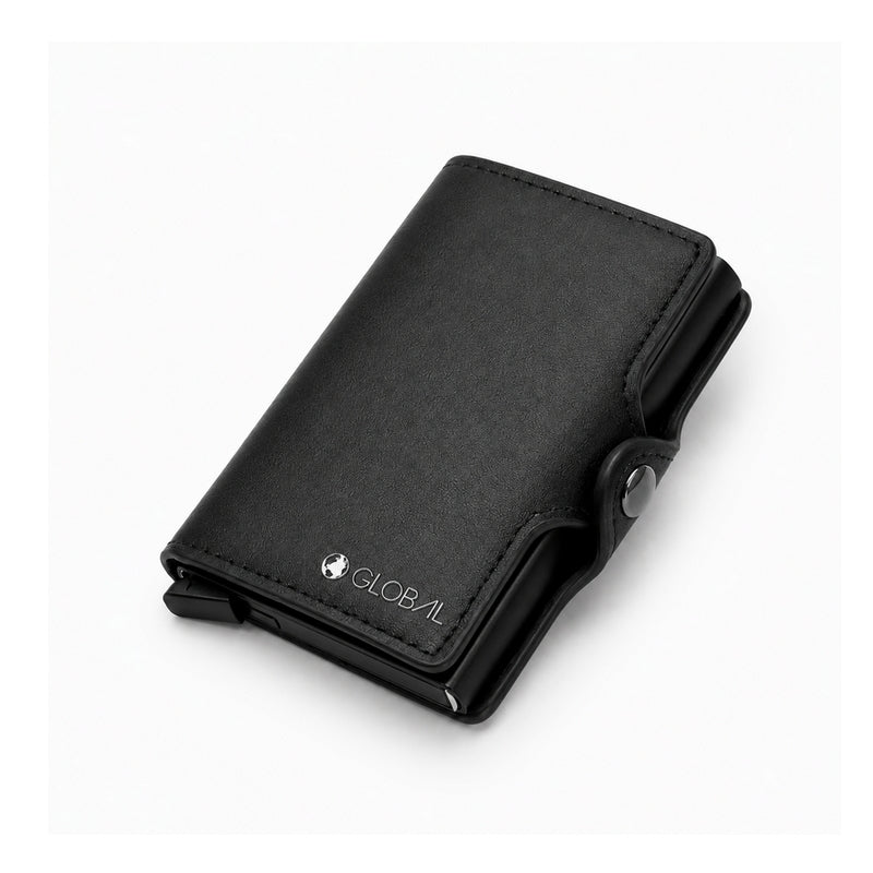 BILLETERA BROCHE / NEGRO